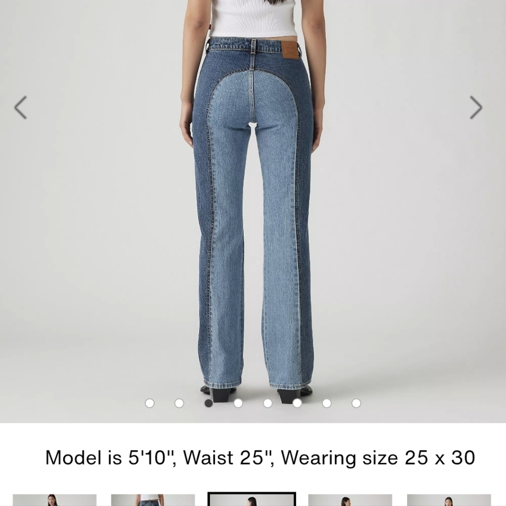Levi's Wedgie Bootcut Western Women's JeansTwo-Tone Blue Women's Jeans